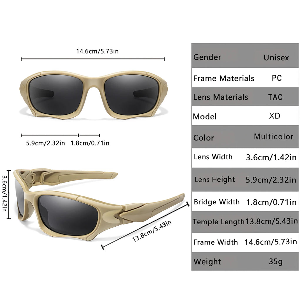 BOSCARA Outdoor Sport Sunglasses — UV400 Polarized