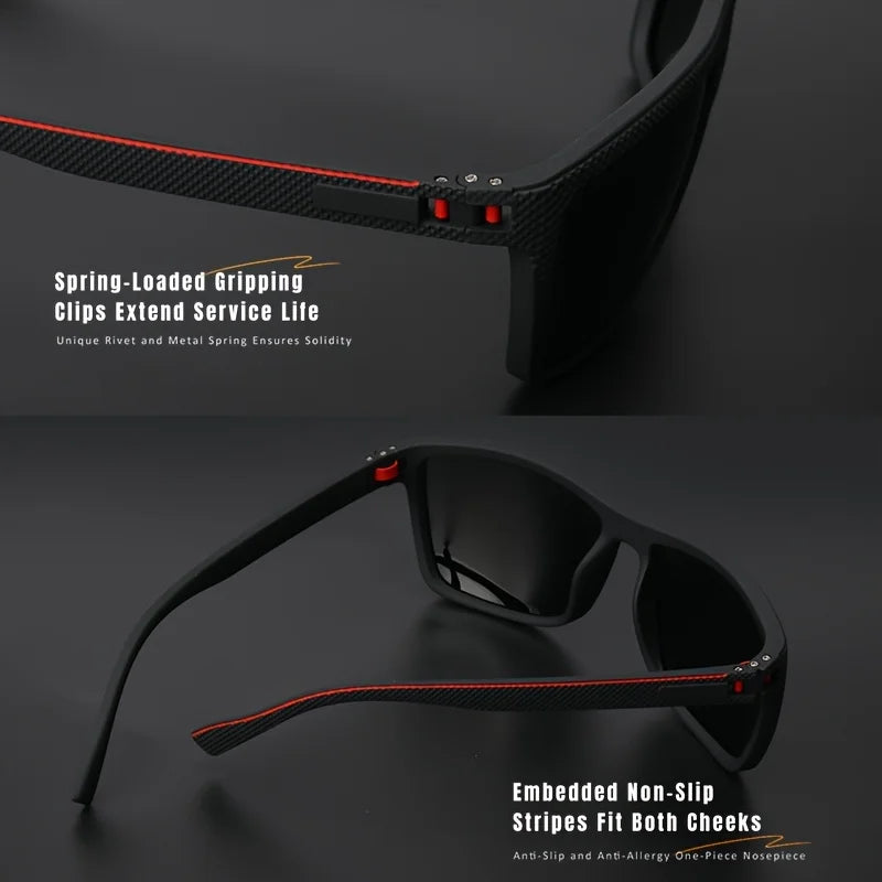 BOSCARA Classic Square Sunglasses — UV400 Polarized