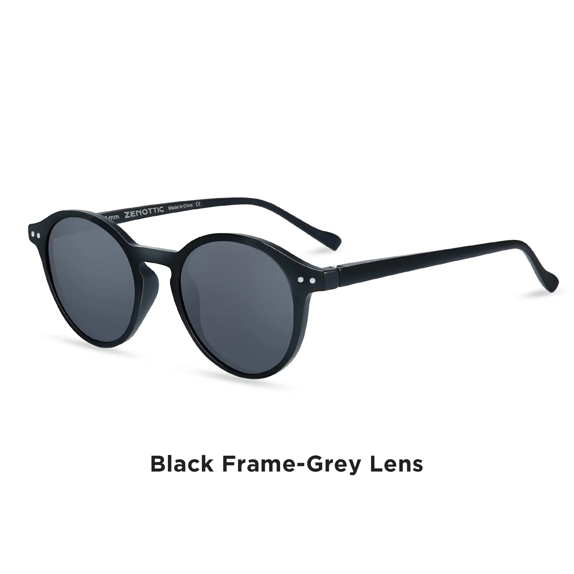 BOSCARA Retro Round Sunglasses — UV400 Polarized