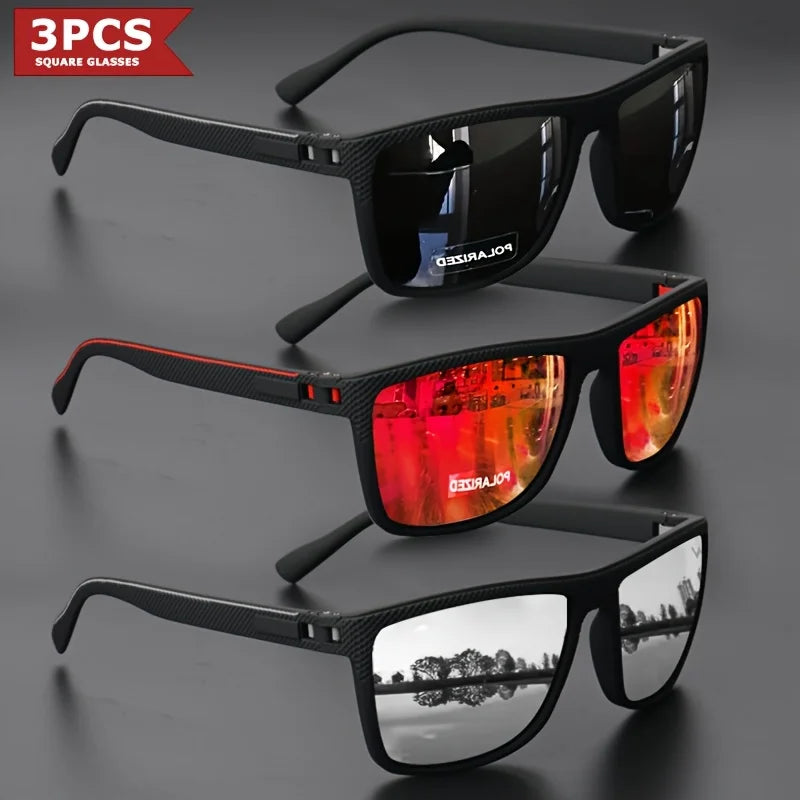 BOSCARA Classic Square Sunglasses — UV400 Polarized