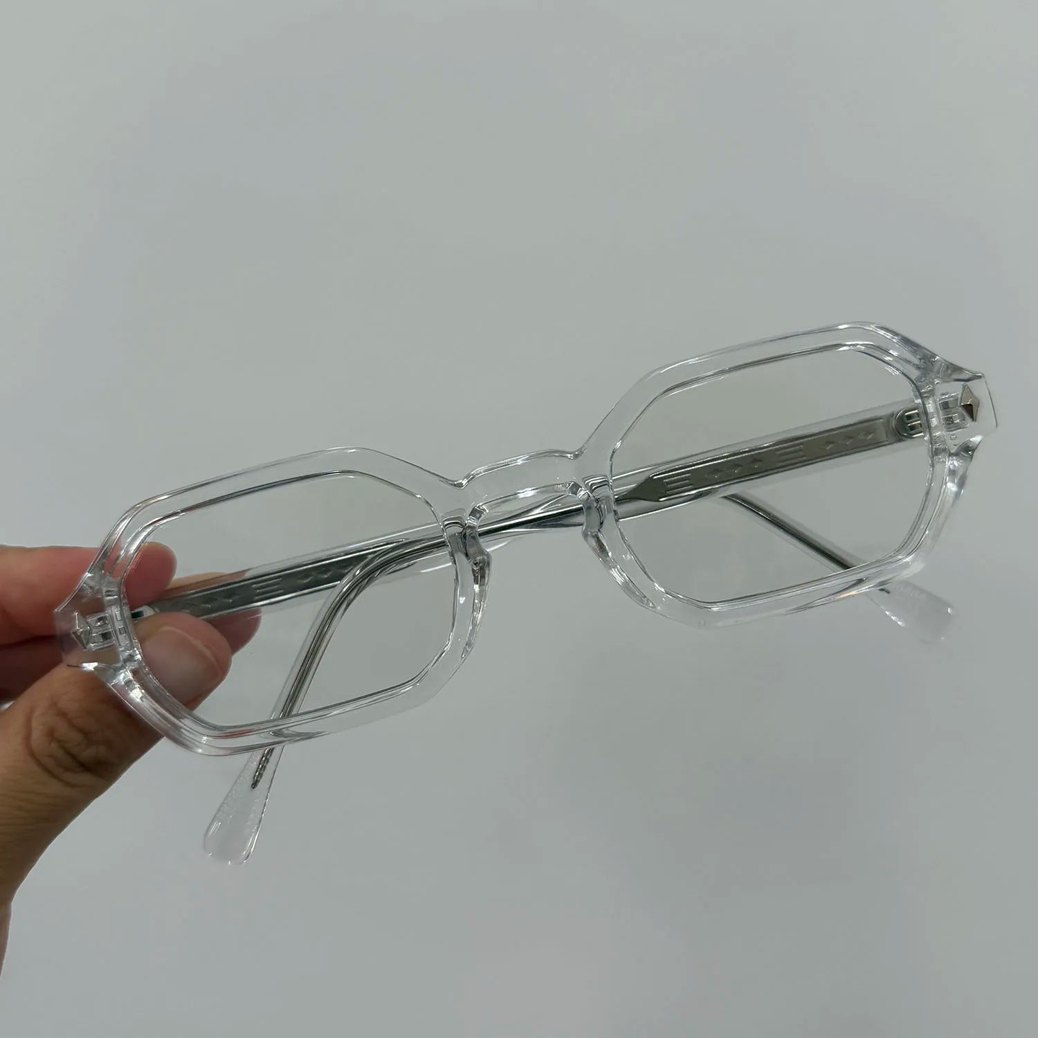 BOSCARA Vintage Hexagon Sunglasses — UV400 Protection