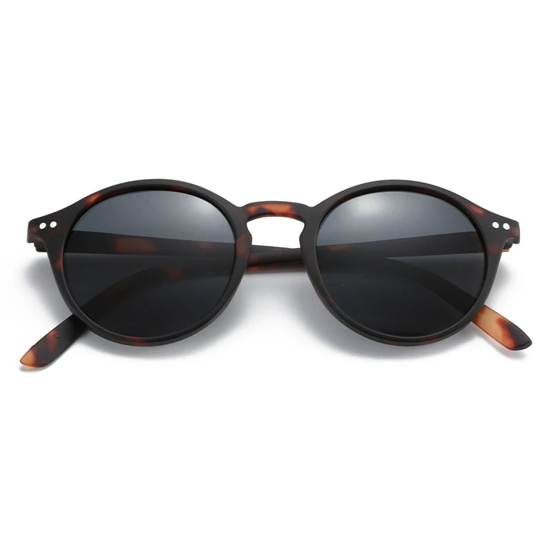 BOSCARA Retro Round Sunglasses — UV400 Polarized