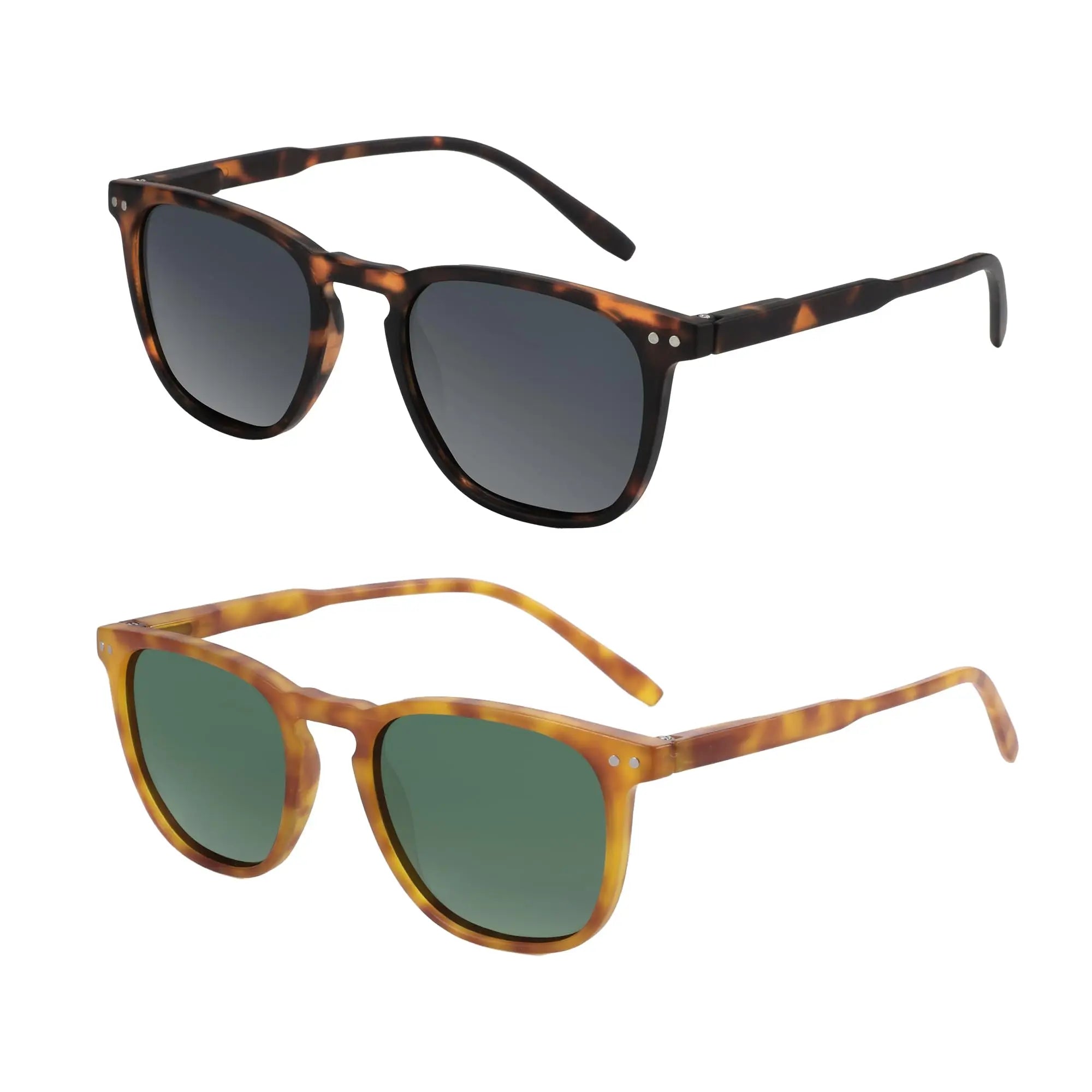 BOSCARA Retro Round Sunglasses — UV400 Polarized