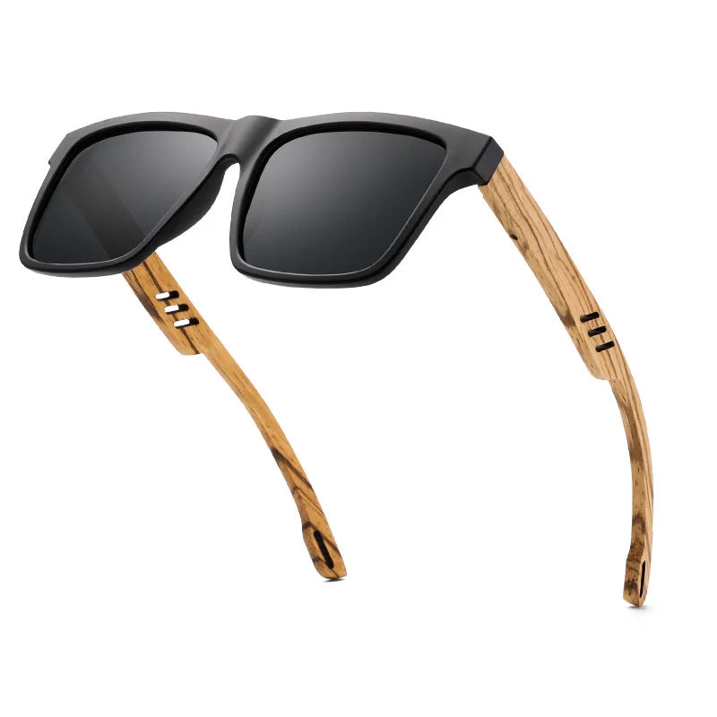 BOSCARA walnut wooden sunglasses