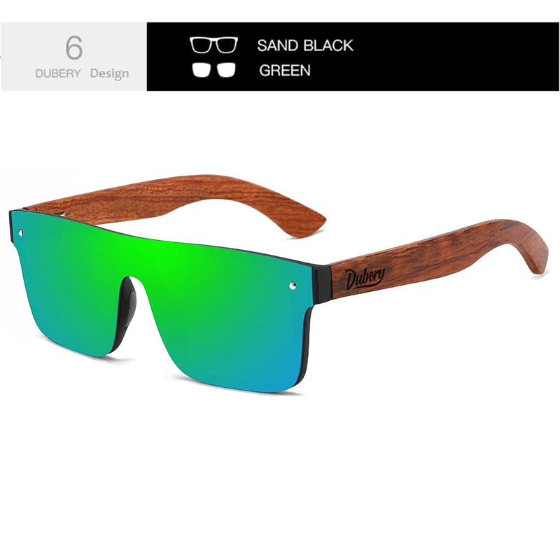 BOSCARA Sport Wood Sunglasses — UV400 Polarized