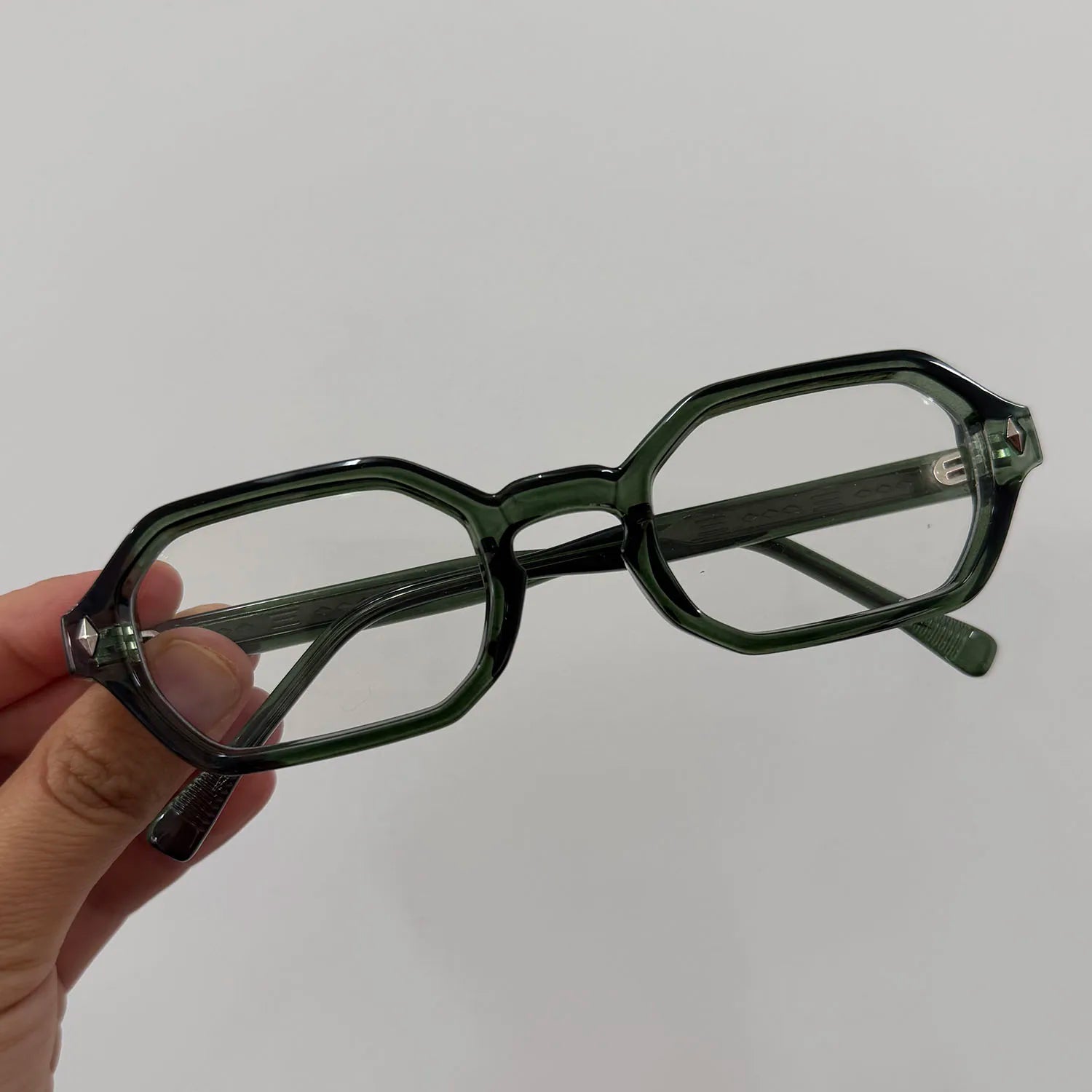 BOSCARA Vintage Hexagon Sunglasses — UV400 Protection