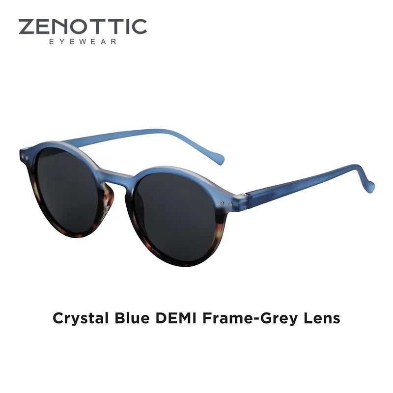 BOSCARA Retro Round Sunglasses — UV400 Polarized