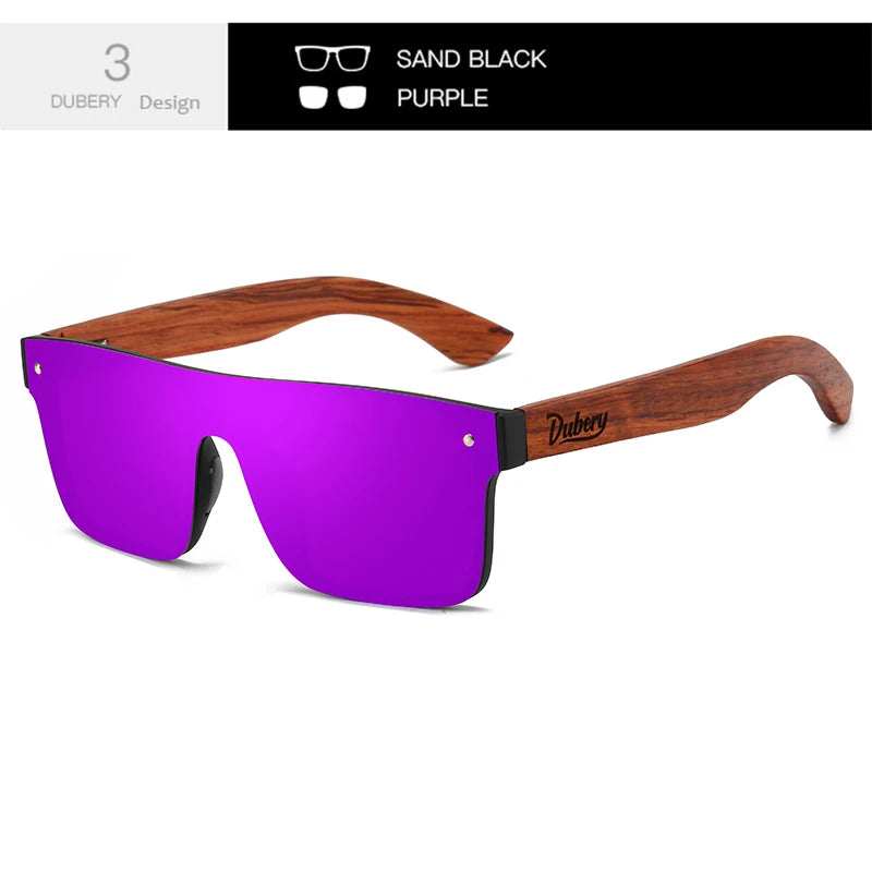 BOSCARA Sport Wood Sunglasses — UV400 Polarized