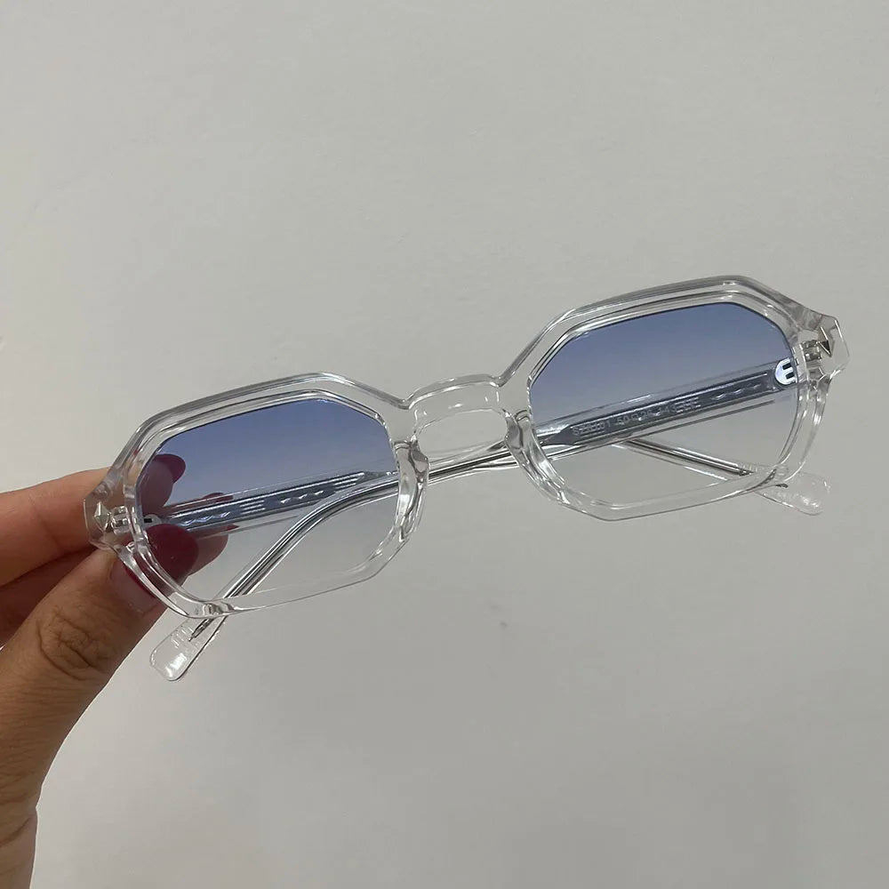 BOSCARA Vintage Hexagon Sunglasses — UV400 Protection
