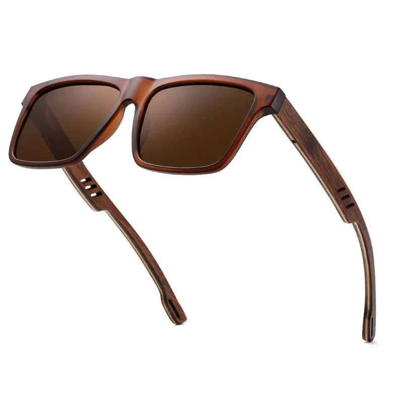 BOSCARA walnut wooden sunglasses
