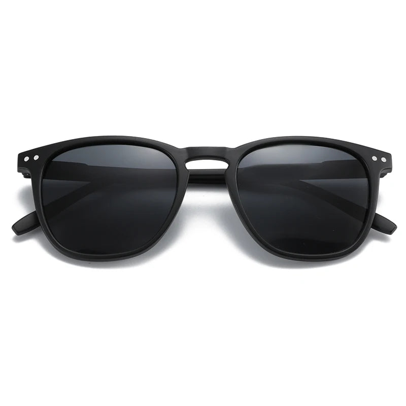 BOSCARA Retro Round Sunglasses — UV400 Polarized