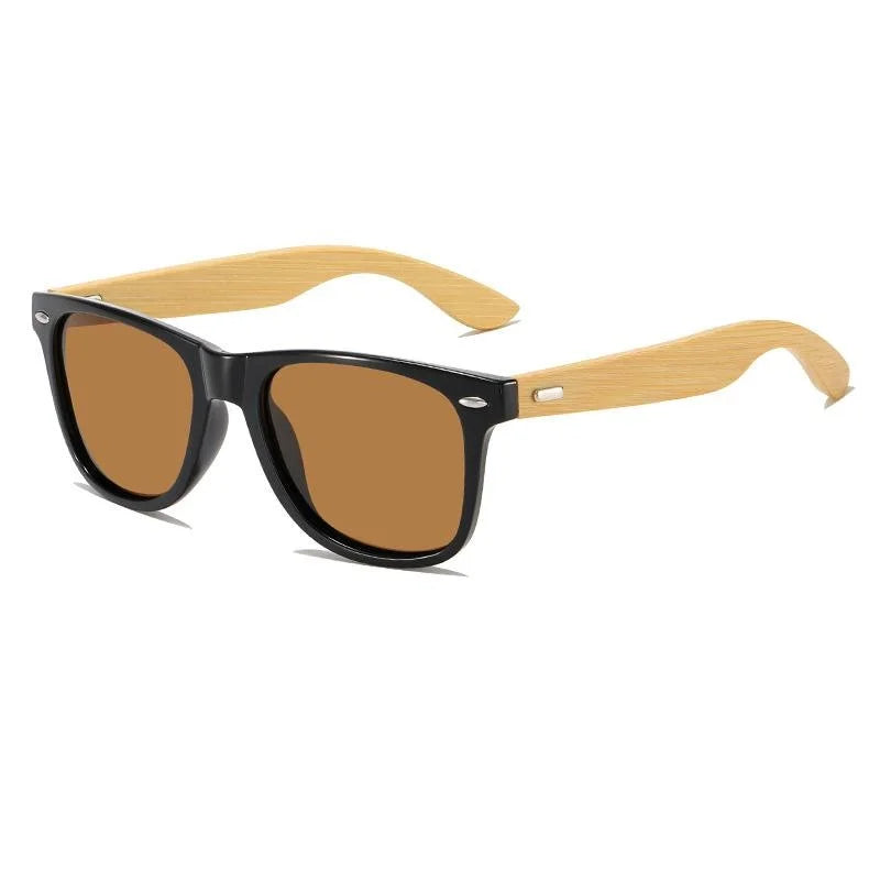 BOSCARA Bamboo Wood Sunglasses — UV400 Polarize