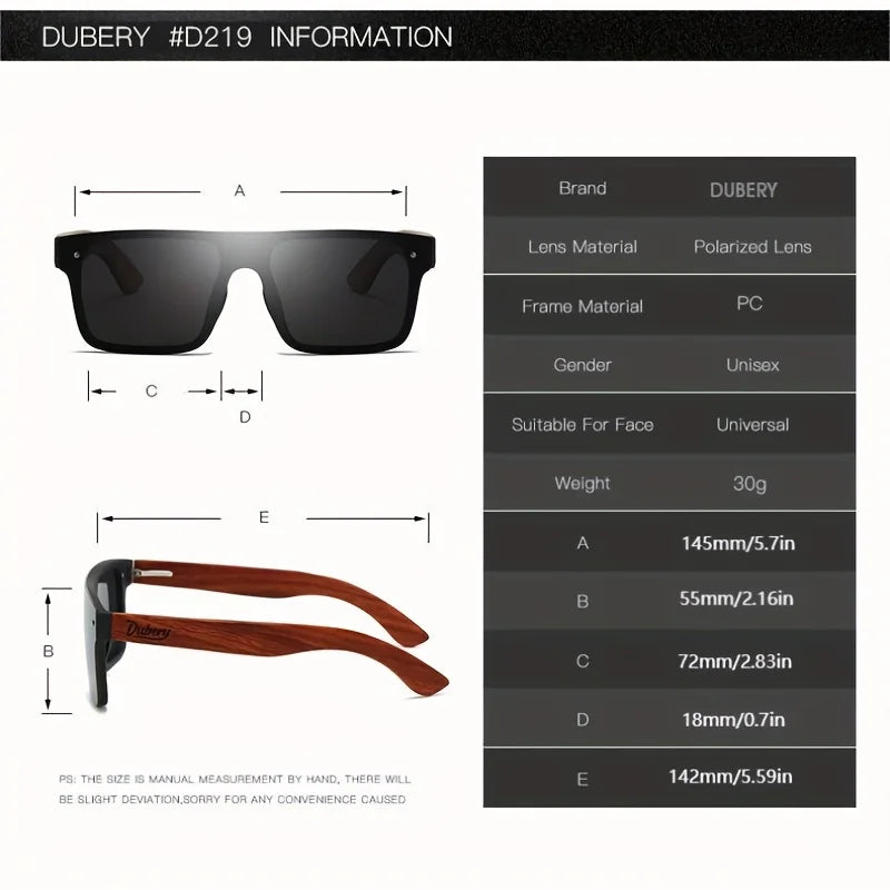 BOSCARA Sport Wood Sunglasses — UV400 Polarized