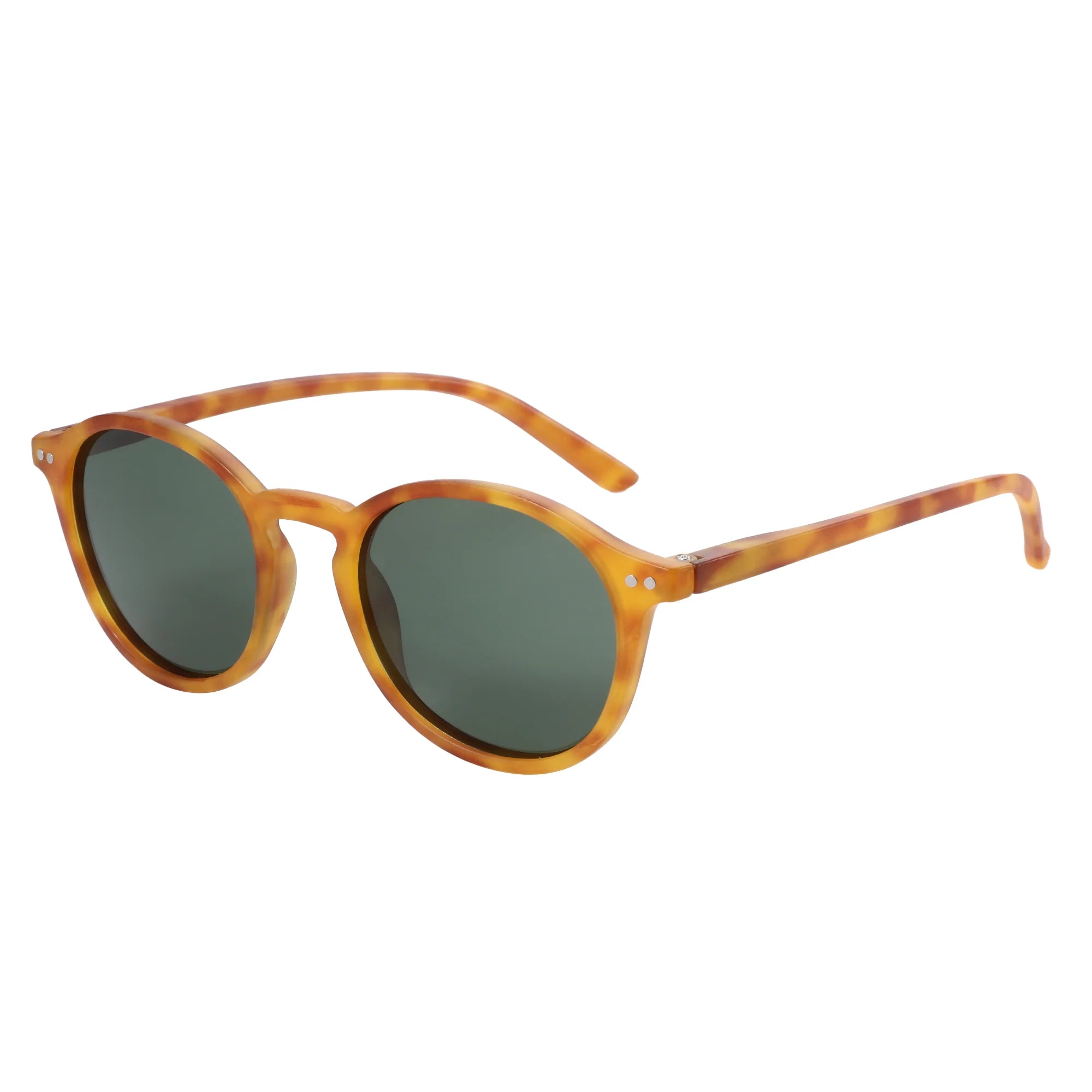 BOSCARA Retro Round Sunglasses — UV400 Polarized