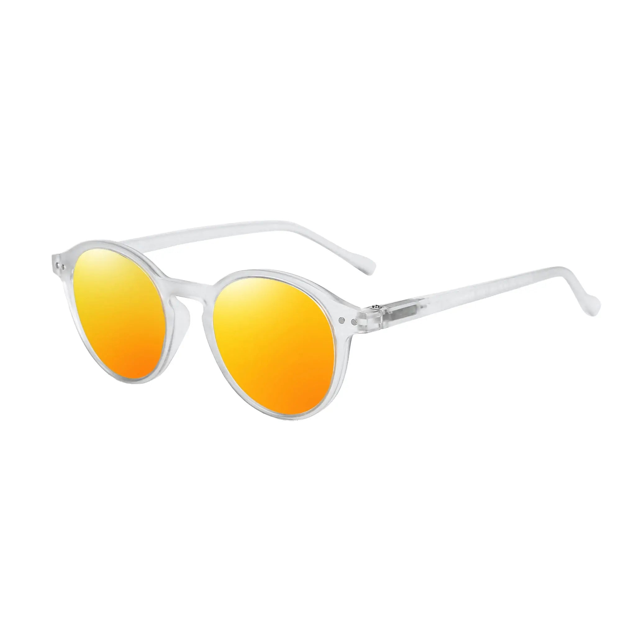 BOSCARA Retro Round Sunglasses — UV400 Polarized