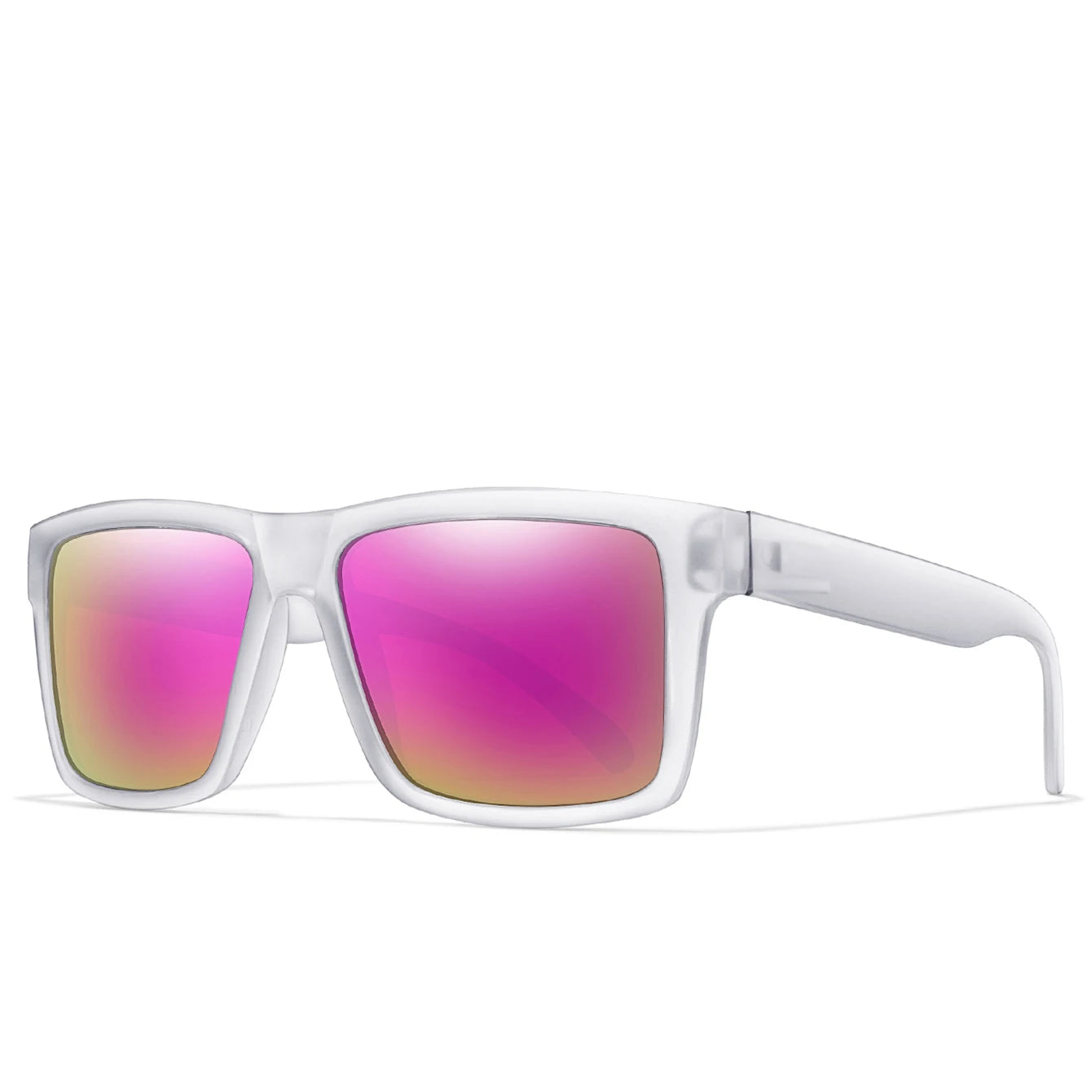 BOSCARA Vintage Square Sunglasses — UV400 Polarized