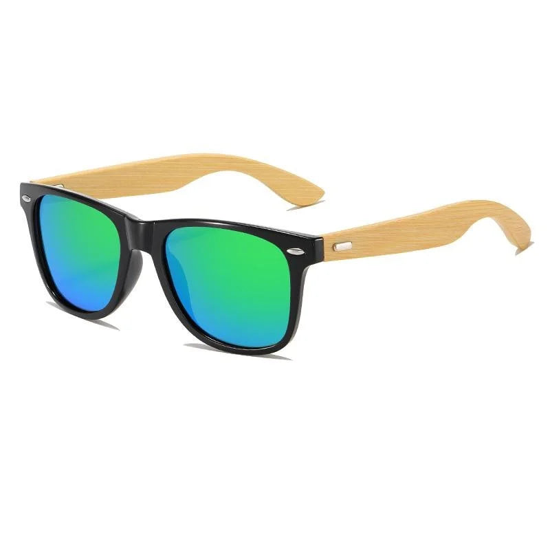 BOSCARA Bamboo Wood Sunglasses — UV400 Polarize