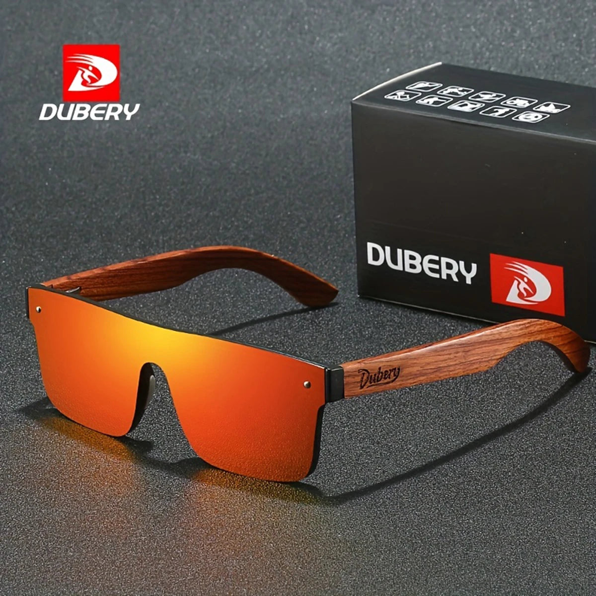 BOSCARA Sport Wood Sunglasses — UV400 Polarized