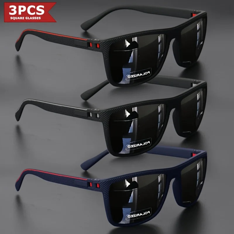 BOSCARA Classic Square Sunglasses — UV400 Polarized