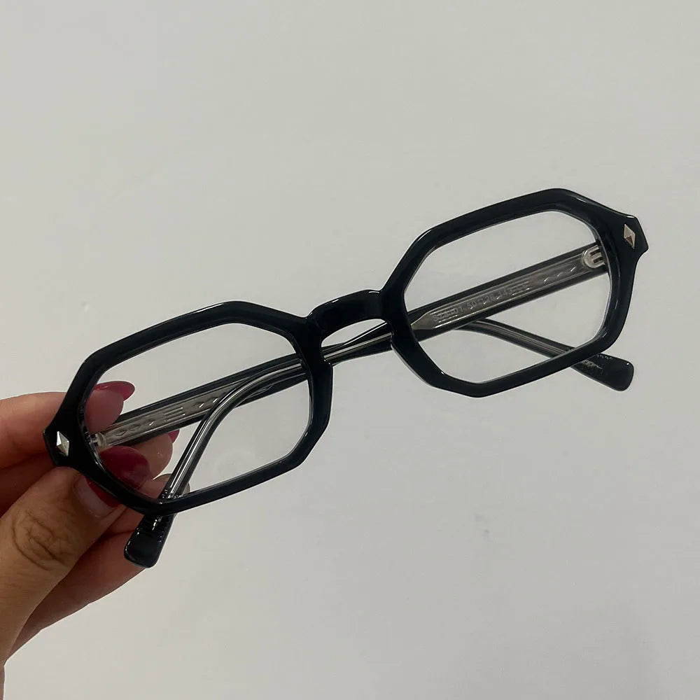 BOSCARA Vintage Hexagon Sunglasses — UV400 Protection