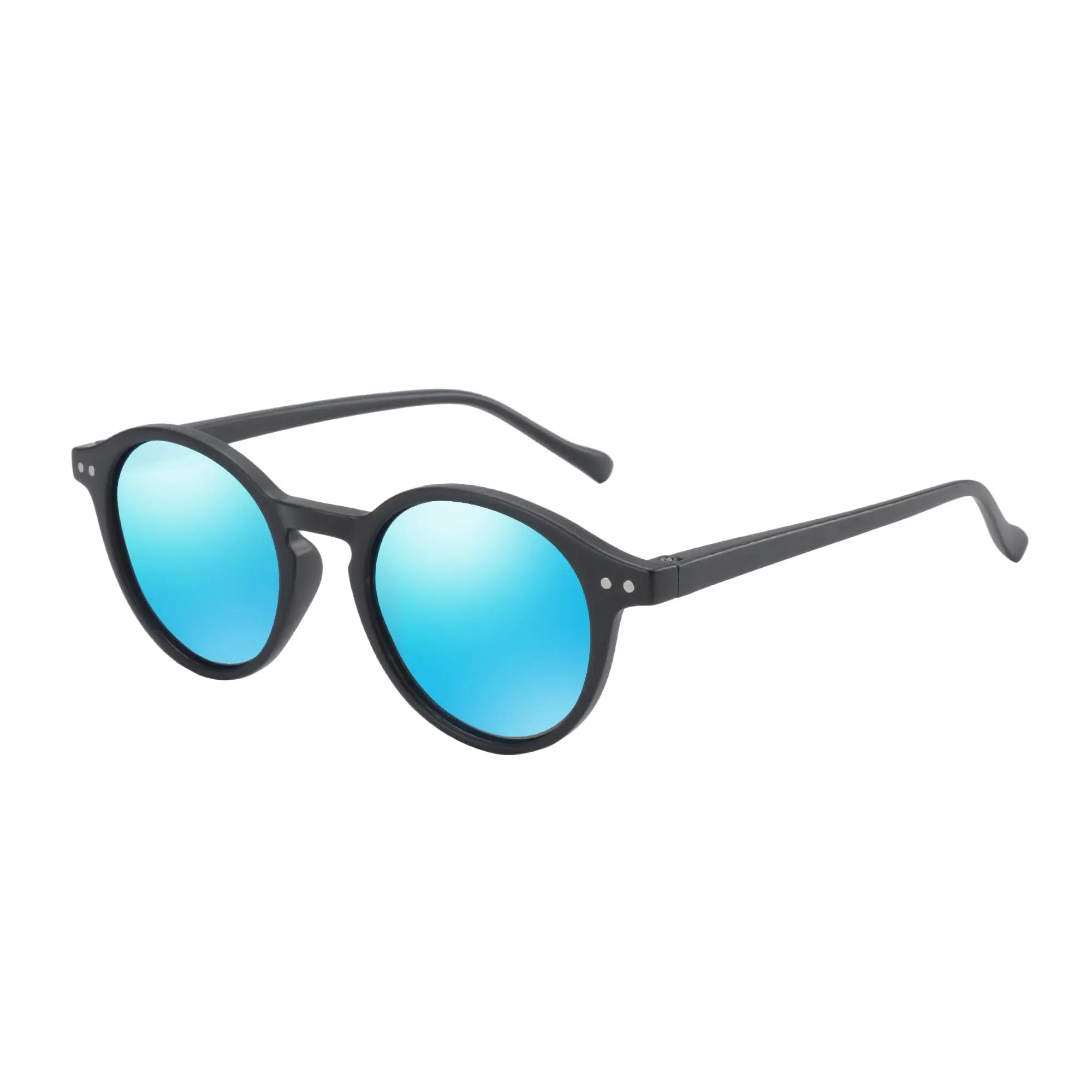 BOSCARA Retro Round Sunglasses — UV400 Polarized