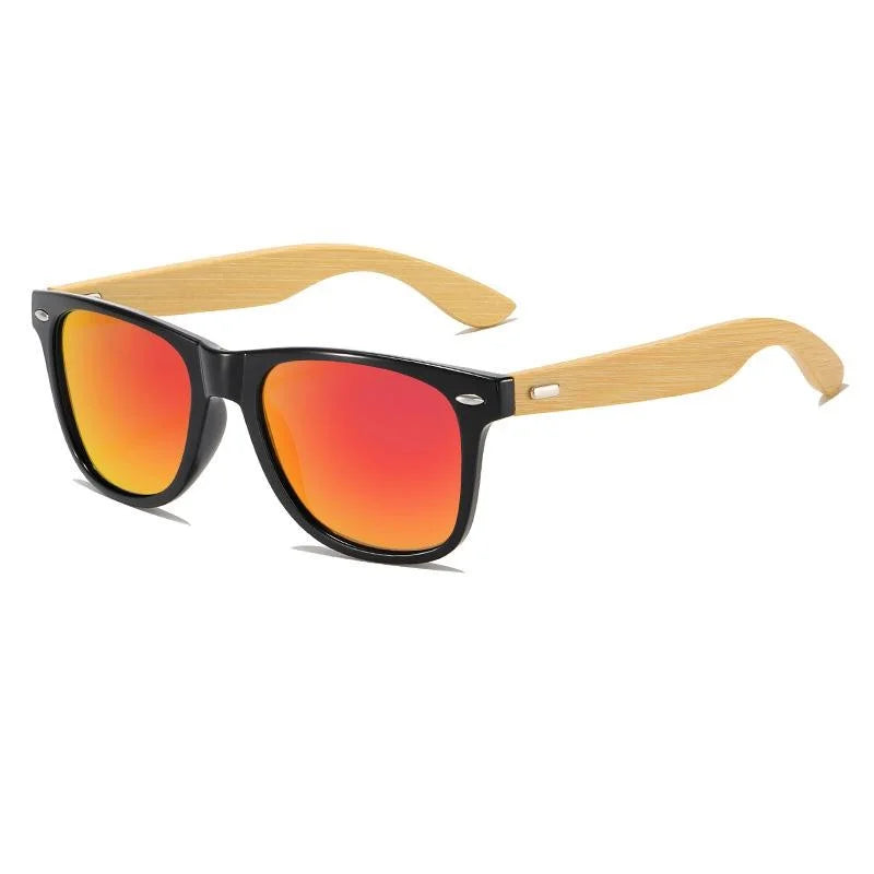BOSCARA Bamboo Wood Sunglasses — UV400 Polarize